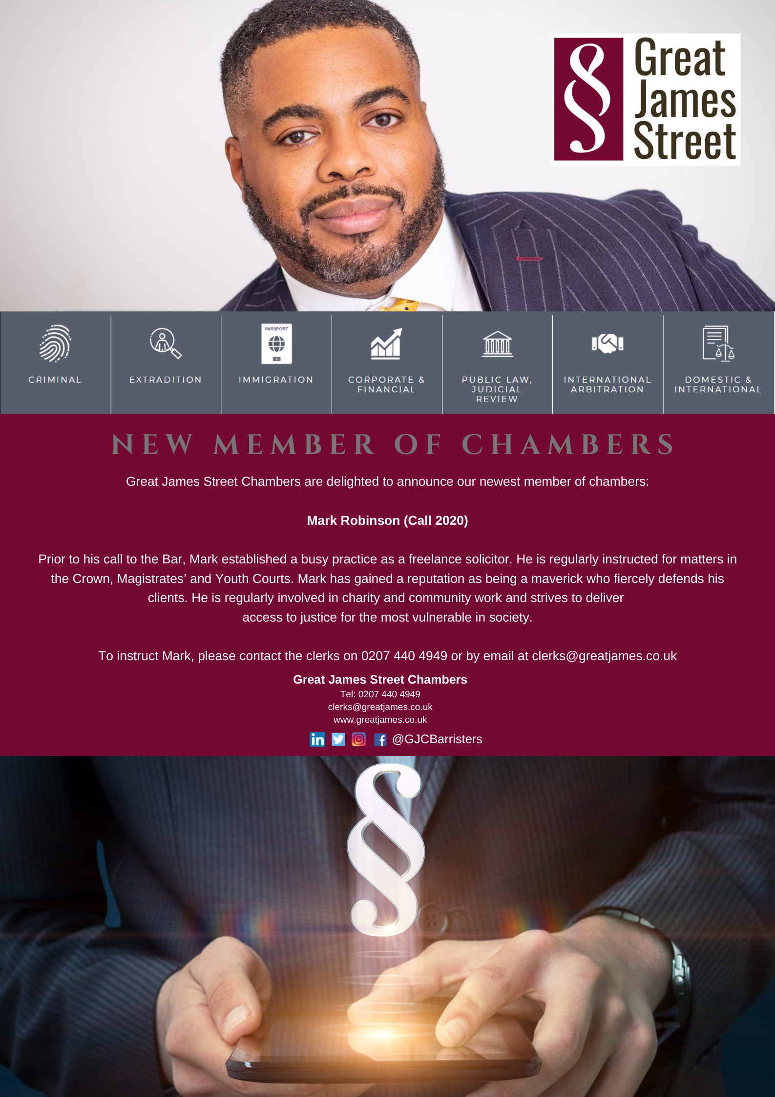 Mark Robinson Announcement