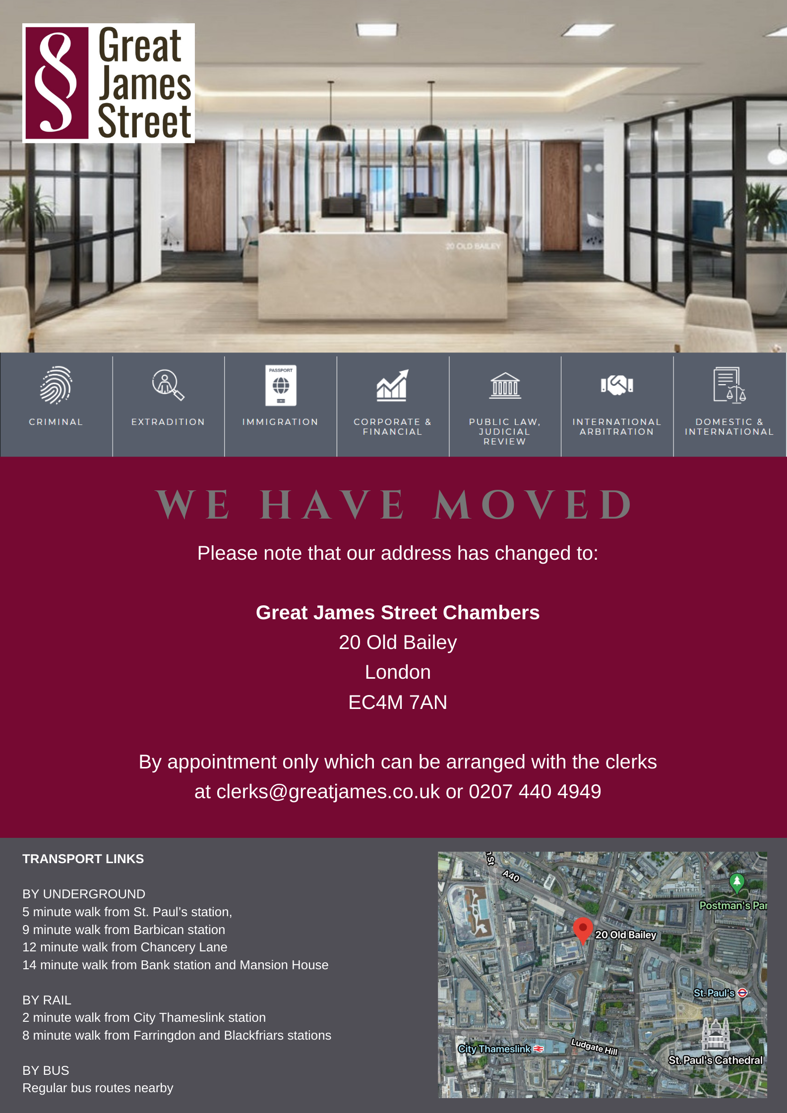 We Have Moved