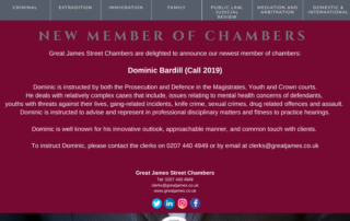 Dominic Bardill Joining